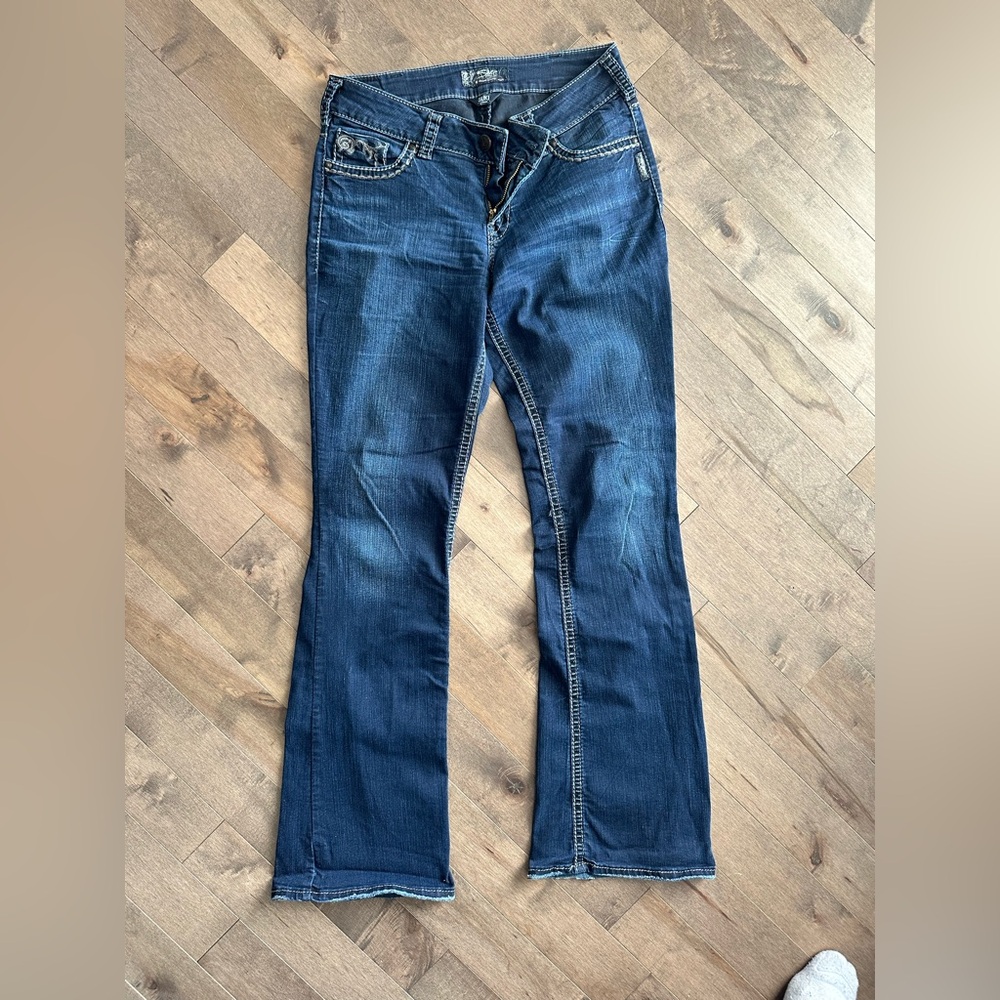 Silver Jeans suki Women's Boot Cut in Deep Blue - size 30